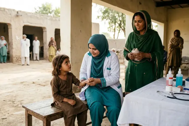 Medical care remains incredibly scarce for families living in rural