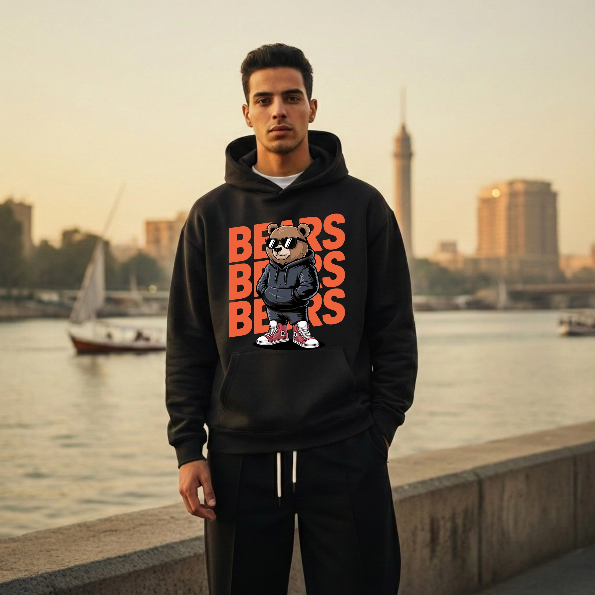 Urban Black Hoodie