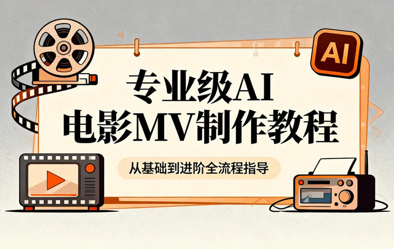 专业级AI电影MV制作教程，从基础到进阶全流程指导