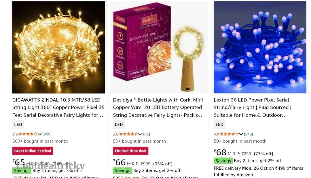 Fairy Light From – Just ₹48 | Best Price Drop Today