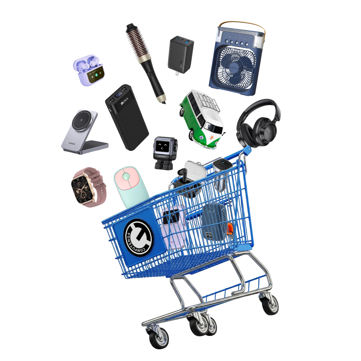 Carrito Computenga con productos