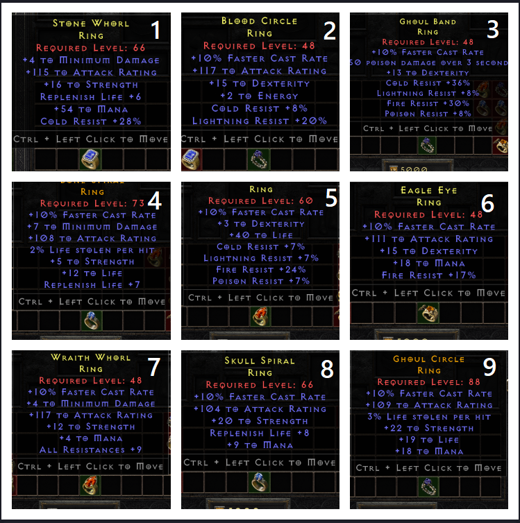 Very Interesting Rare/crafted Rings - Topic - d2jsp