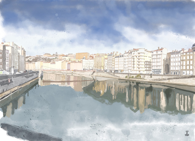 X-Rousse-Saone-Aquarelle