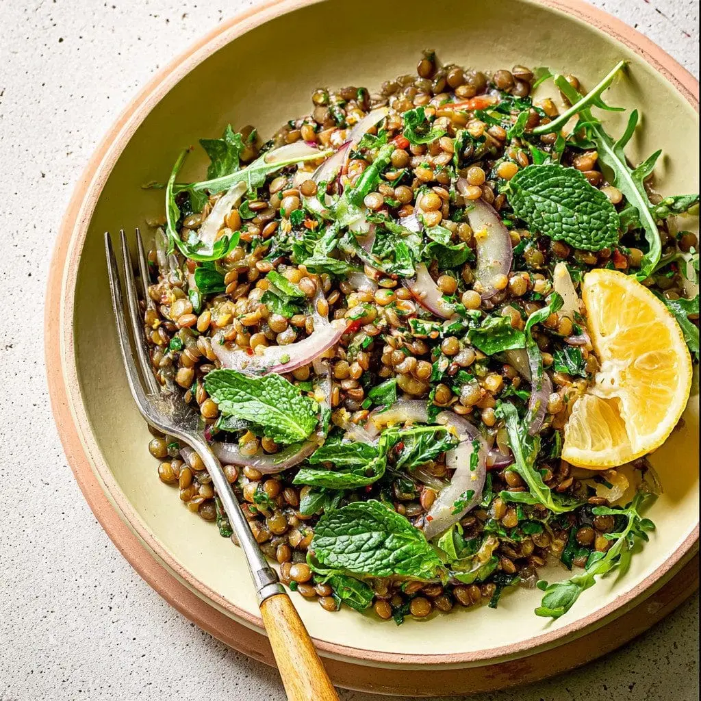 Lentil Herb Lemon Salad
