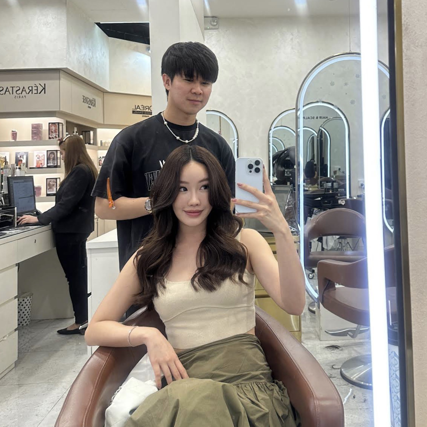 Hair colour and balayage treatment at SV Style House