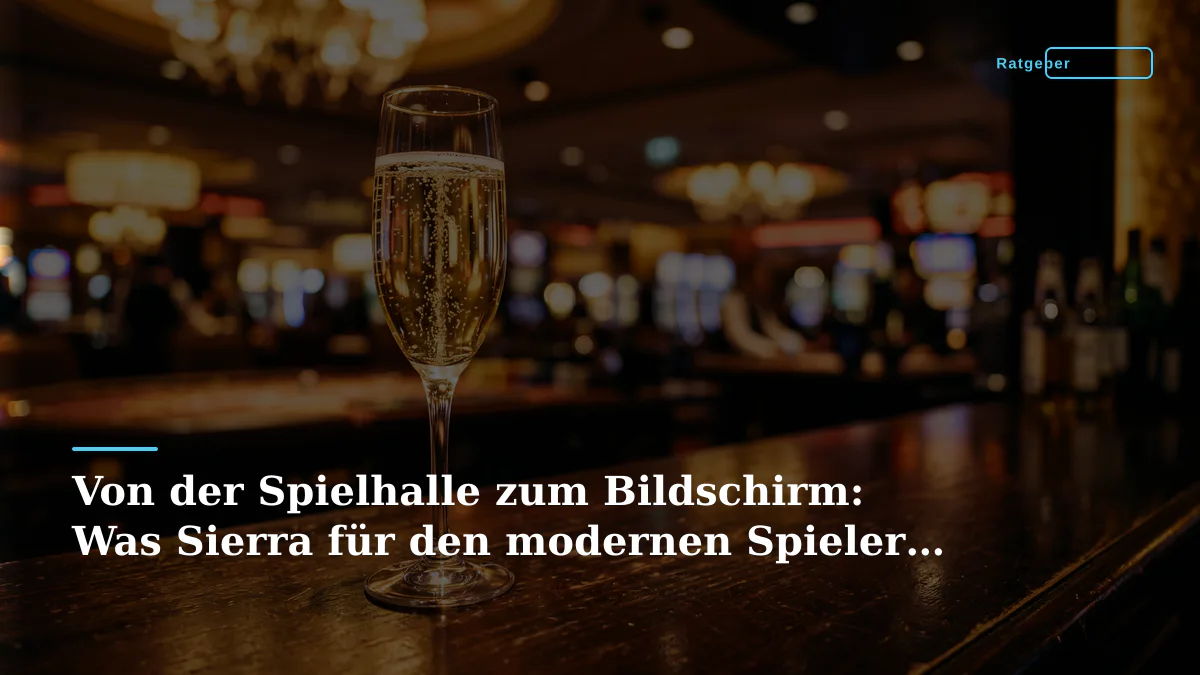 Von der Spielhalle zum Bildschirm: Was Sierra für den modernen Spieler bereithält