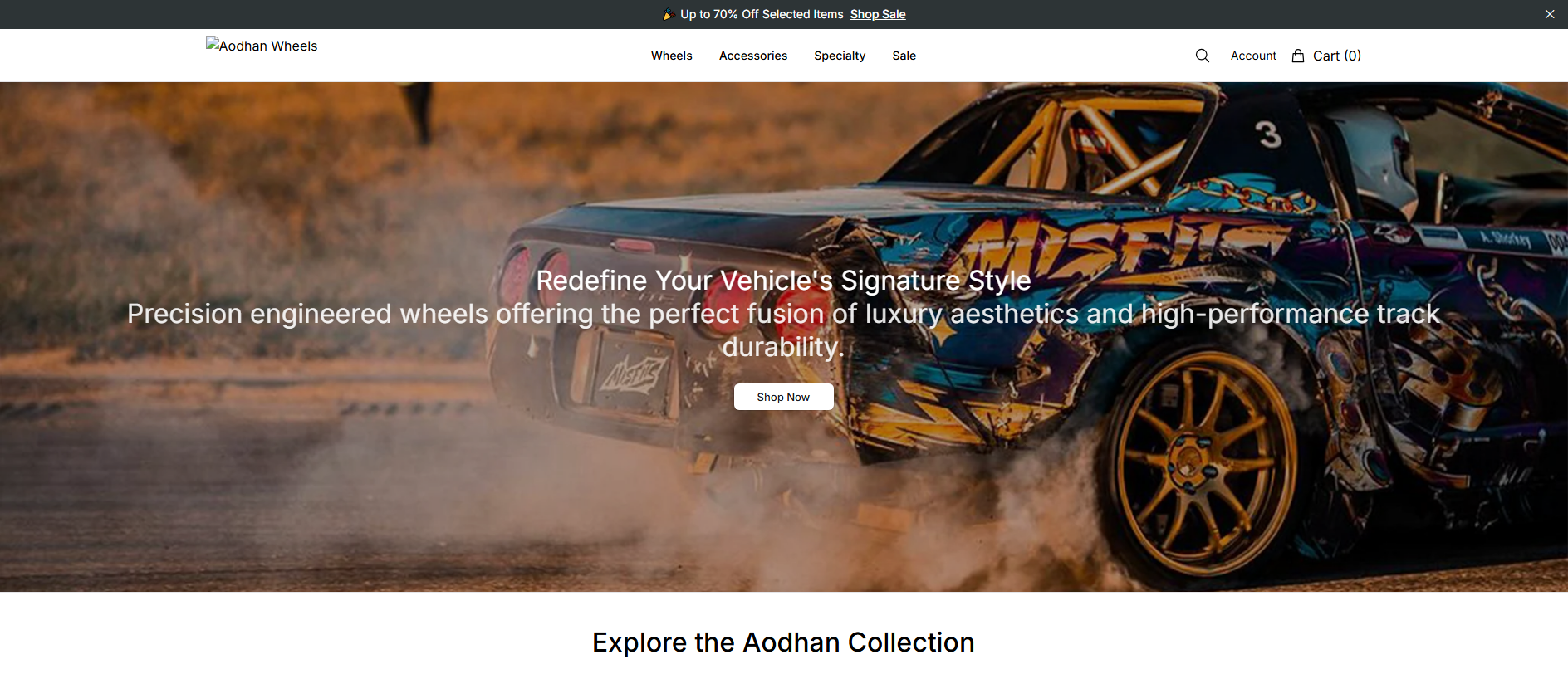 Stored capture of aodhanwheelshq.shop