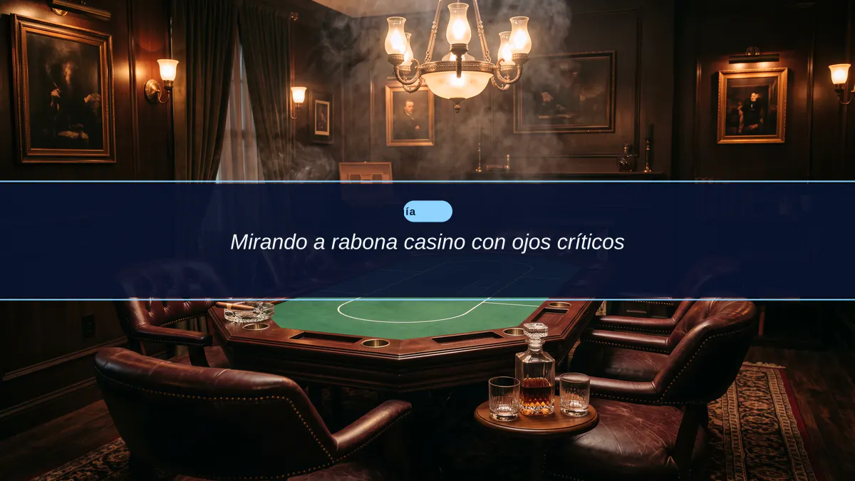 Mirando a rabona casino con ojos críticos
