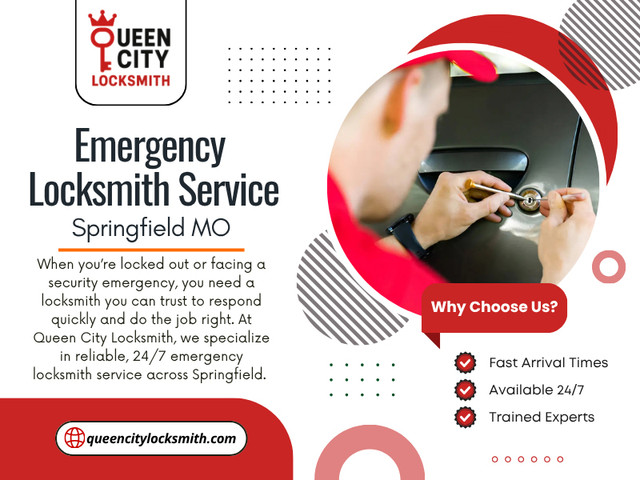 With their Emergency locksmith service Springfield MO, help is available anytime you need it — whether you’re at home, at work, or stuck on the road. Backed by quality products from reputable locks supplier Springfield MO partners, their solutions are built for durability and peace of mind.

Official Websie: https://queencitylocksmith.com/services/emergency-locksmith

Queen City Locksmith 
Phone: (417) 441-3007

Read Our Blogs:

https://tinyurl.com/2alloyll
https://tinyurl.com/24kmvozw
https://tinyurl.com/2388czjj

More Links:

https://tinyurl.com/27knnfbk
https://tinyurl.com/2cr6gpfz
https://tinyurl.com/28zj9nph