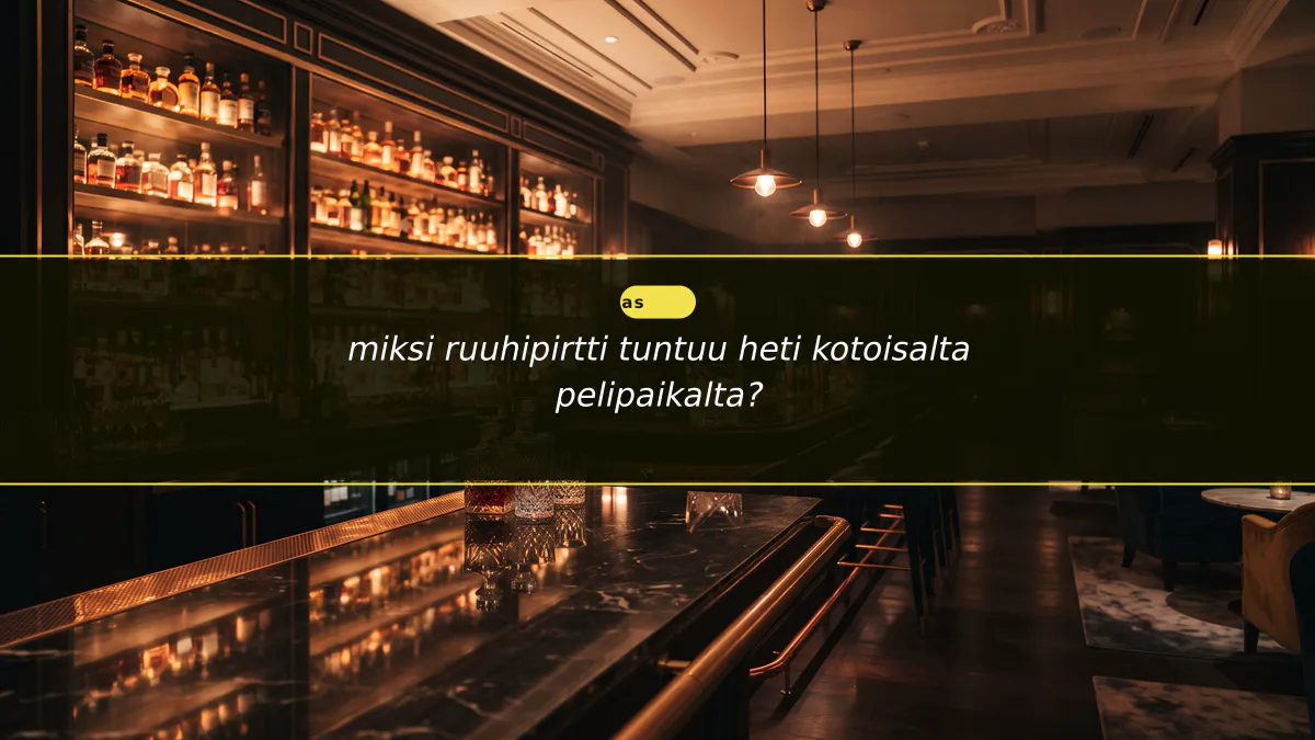 miksi ruuhipirtti tuntuu heti kotoisalta pelipaikalta?