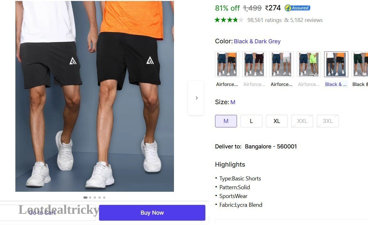 Men S Shorts Offer Image