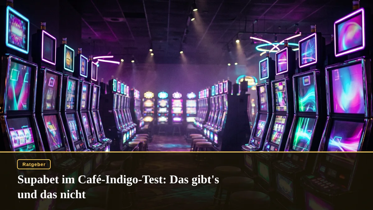 Supabet im Café-Indigo-Test: Das gibt's und das nicht