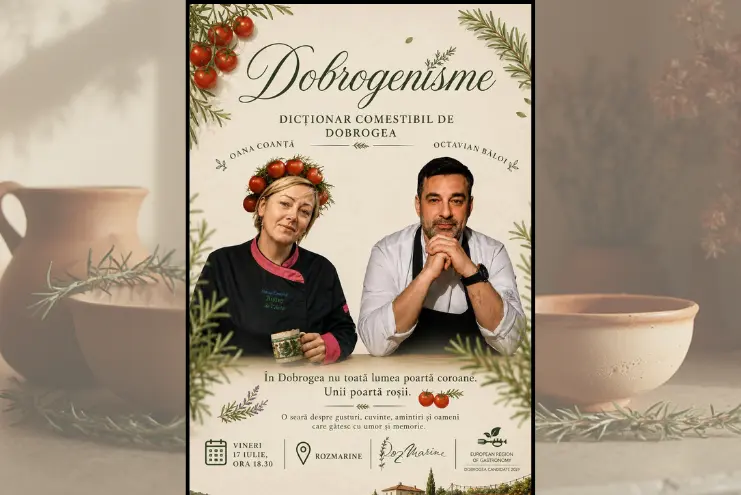 Dobrogenisme culinare: Oana Coanță și Octavian Băloi la o cină-eveniment specială