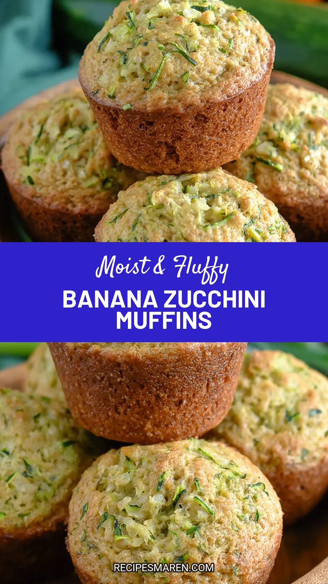 These easy homemade banana zucchini muffins are the perfect blend of flavors and textures. With their moist and fluffy texture, they're a delicious way to sneak in some veggies. Made with ripe bananas and fresh zucchini, these muffins are not only healthy but also quick to make. Ideal for breakfast or a snack on the go, you'll love how simple and satisfying they are. Click for the full recipe.