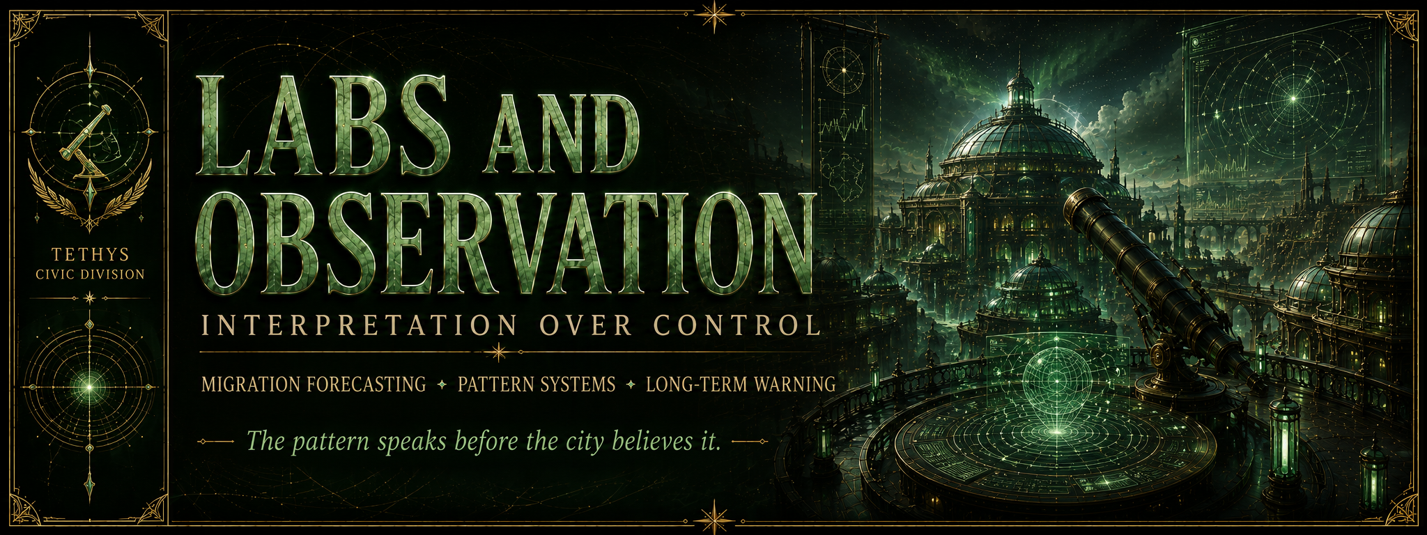 Labs and Observatory banner