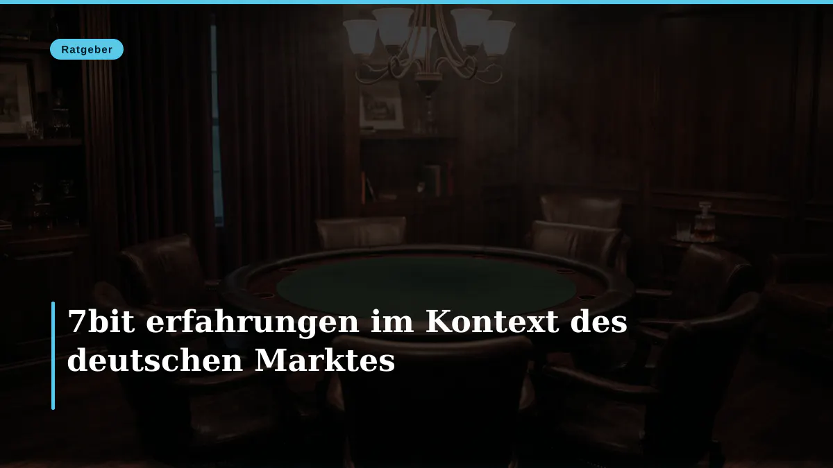 7bit erfahrungen im Kontext des deutschen Marktes