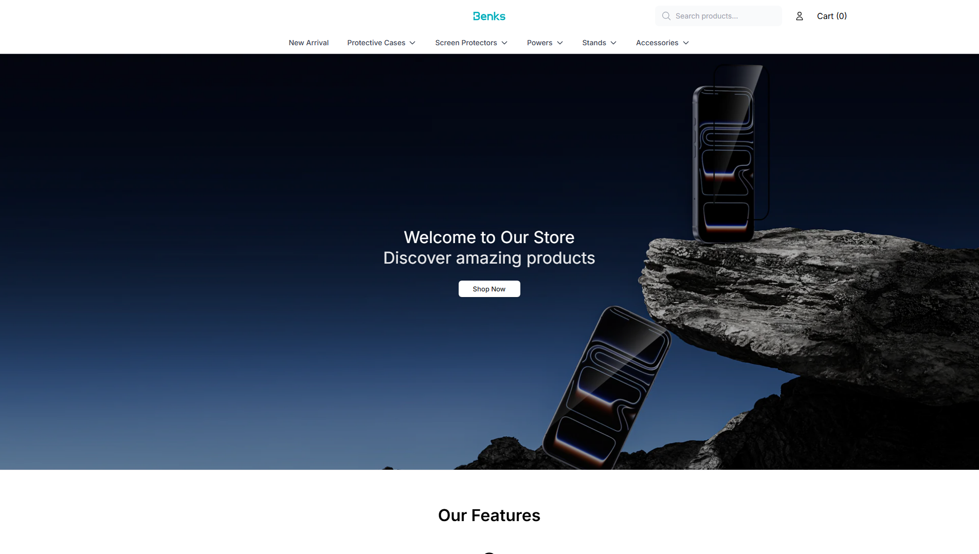 Stored capture of benkstech.shop
