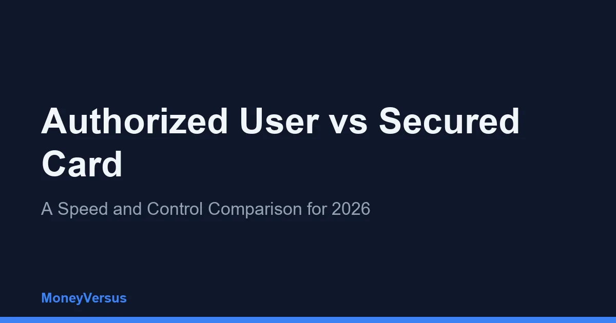 Authorized User vs Secured Card