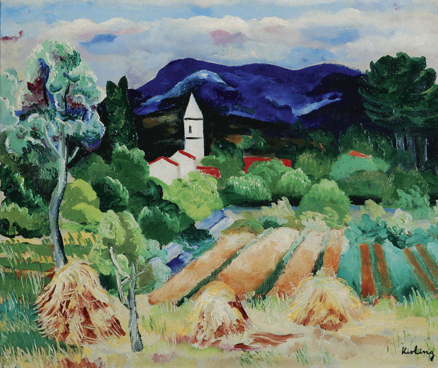 Пейзаж в Провансе 1919 46 х 55 см масло холст Частная коллекция
