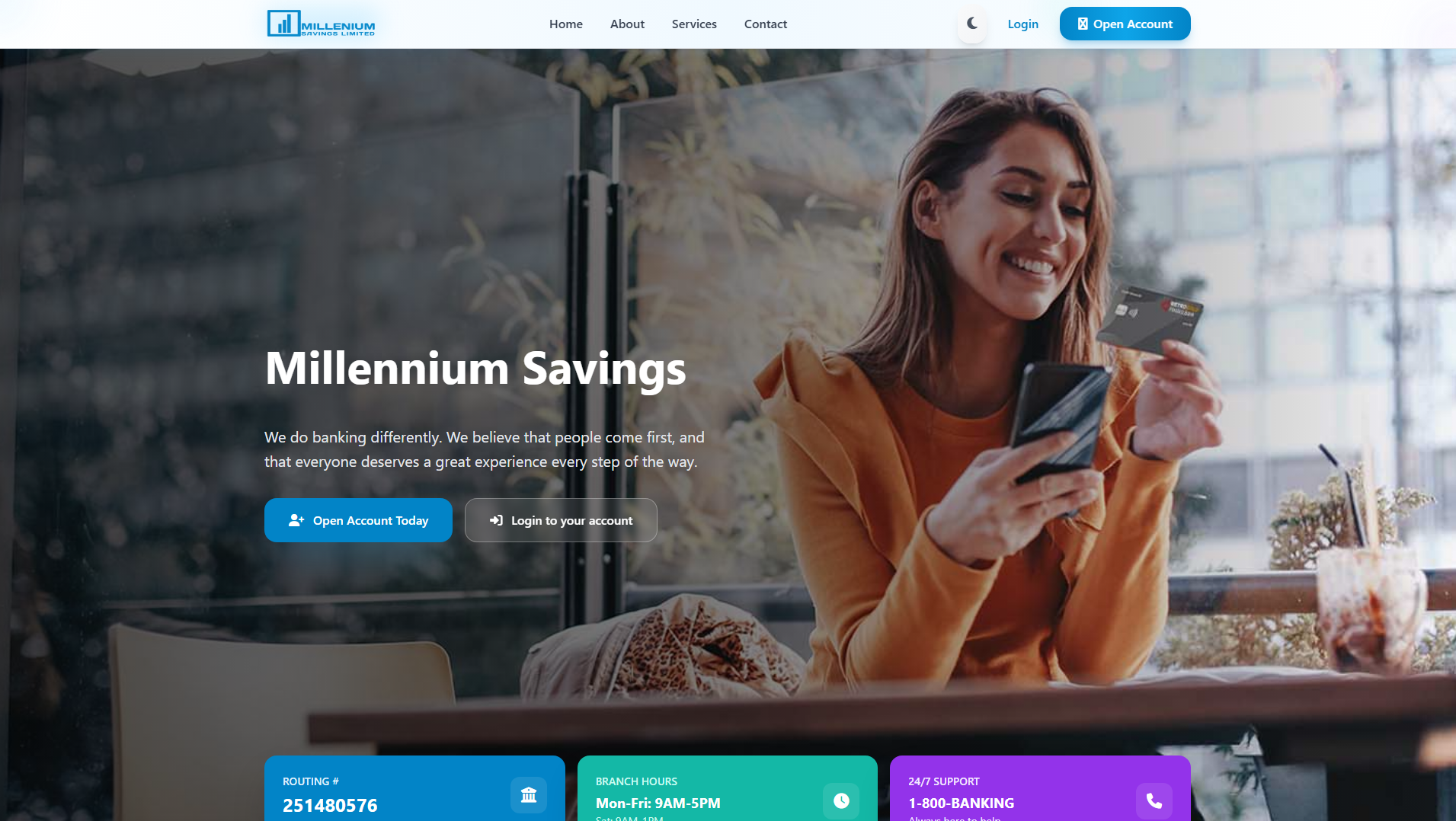 Stored capture of milleniumsavingltd.com