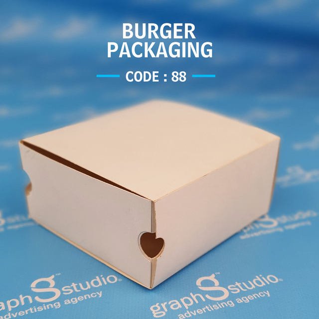 Burger box packaging