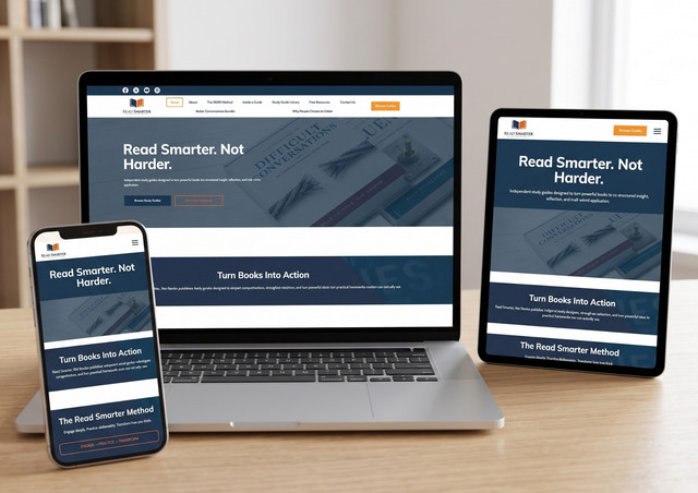 Read and Write Smarter website design