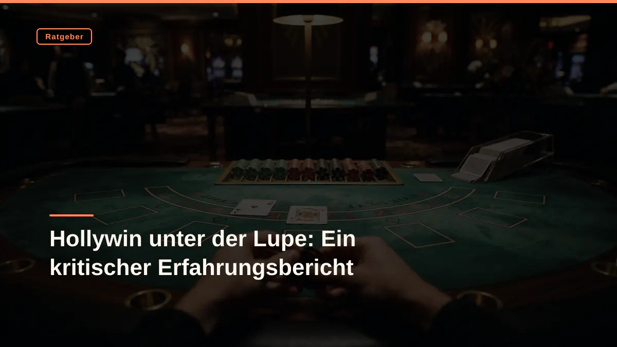 Hollywin unter der Lupe: Ein kritischer Erfahrungsbericht