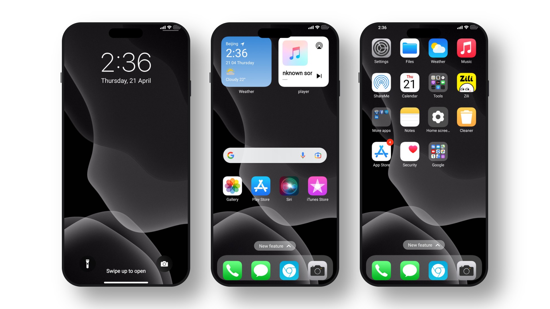 iOS Freedom Lite HyperOS Theme