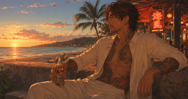 Hideo, Okinawa scene 1