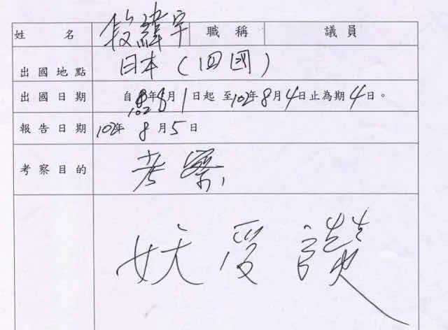 [新聞] 出訪26天花115萬、考察報告僅5頁 徐佳青吐「搭商務艙」原因 - 八卦 - PTT.BEST 批踢踢爆文 2
