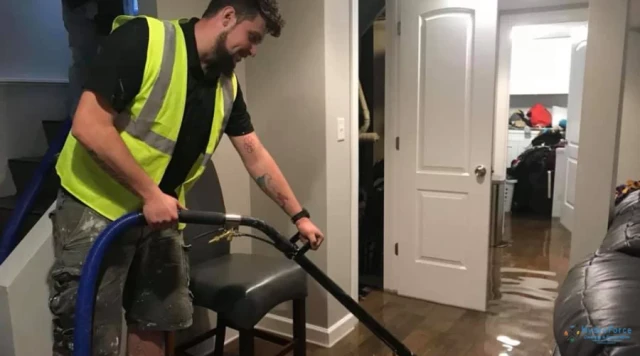 Basement flood cleanup and emergency water extraction in South Windsor Ontario