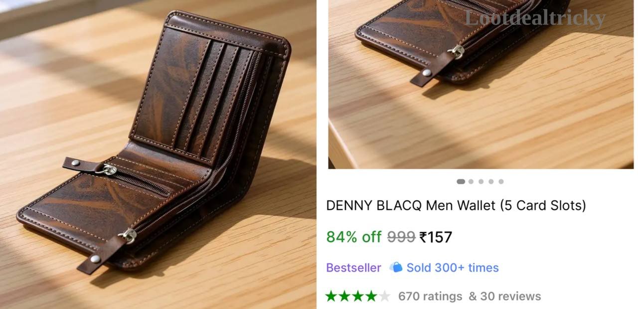 Men S Wallet – Just ₹157 | Exclusive Sale Discount Men S Wallet – Just ₹157 | Exclusive Sale Discount
