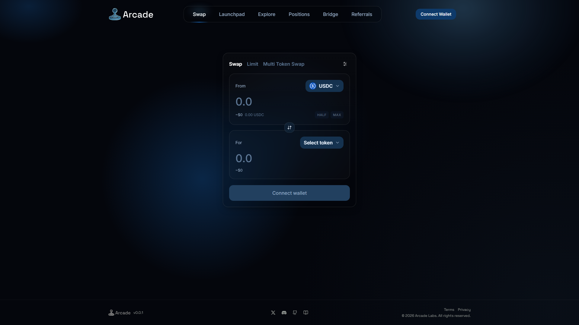 Stored capture of arcade.trading