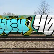 Graffiti artwork by 404