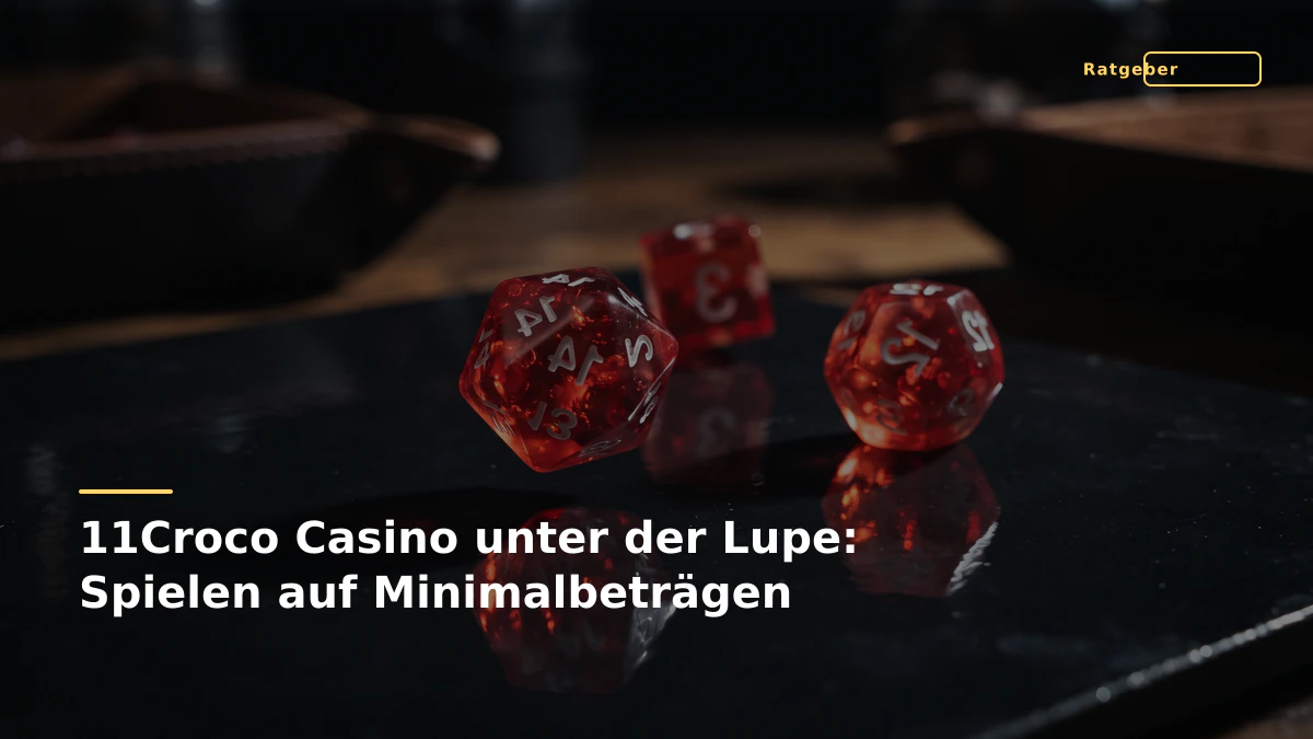 11Croco Casino unter der Lupe: Spielen auf Minimalbeträgen