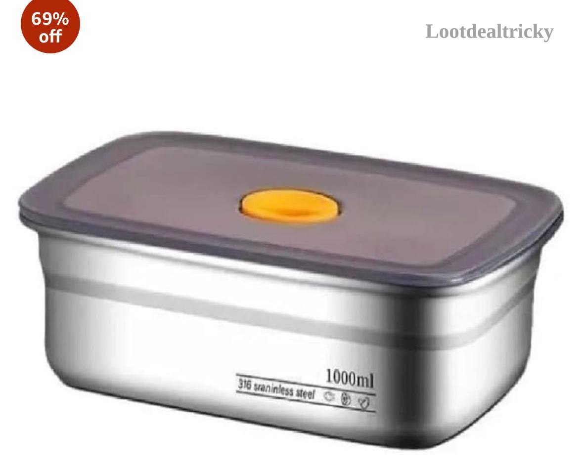 Stainless Steel Tiffin | Loot Deal Stainless Steel Tiffin | Loot Deal