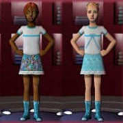 Girls Skirt Set