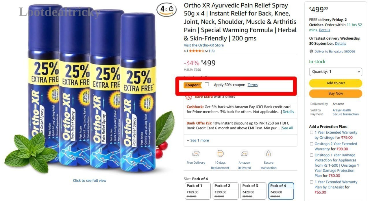 Ortho Xr Ayurvedic | Limited Time Loot Offer