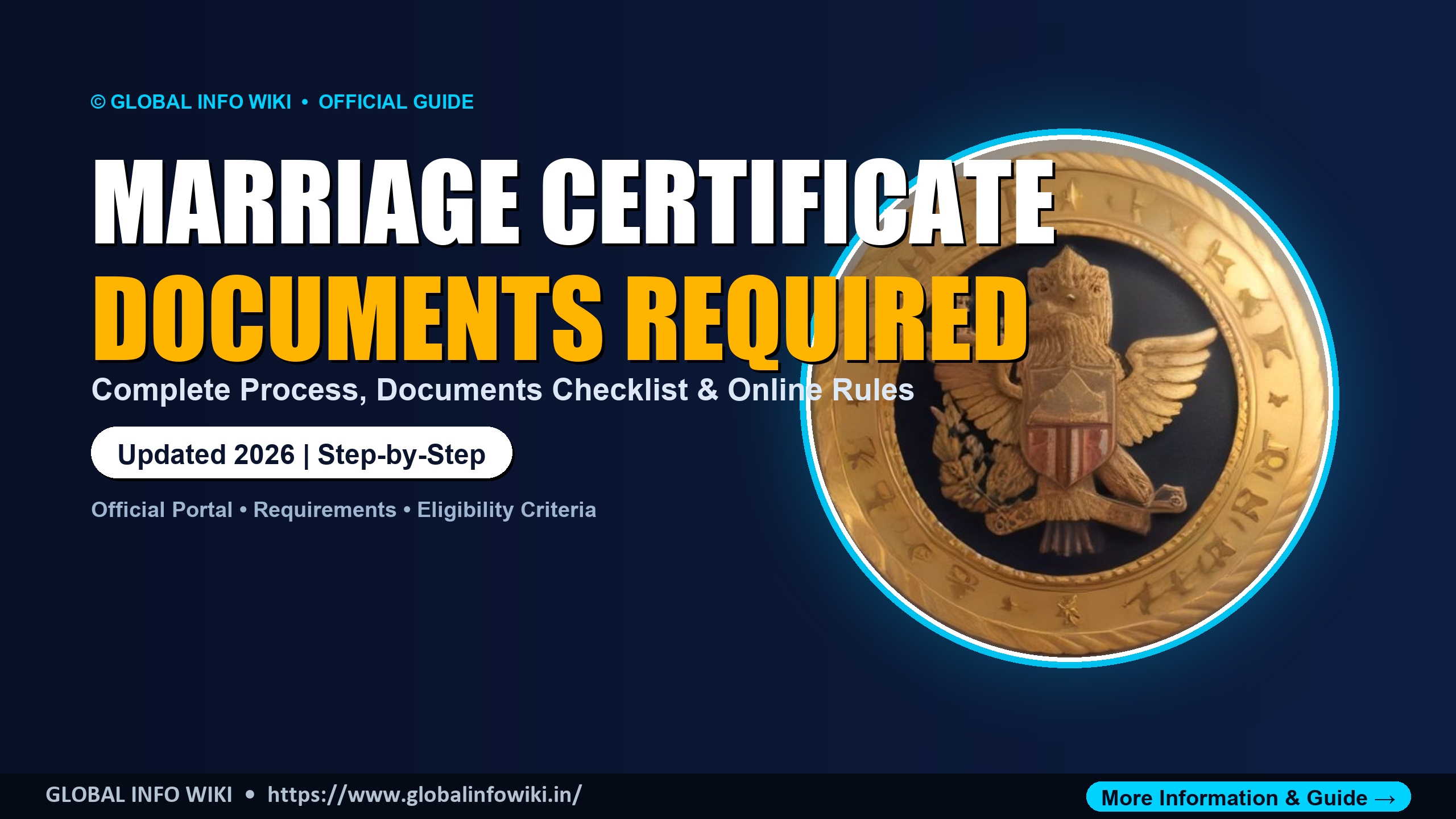 Marriage Certificate Documents Required & Registration Process in India — Complete Step-by-Step Guide Marriage Certificate Documents Required & Registration Process in India — Complete Step-by-Step Guide