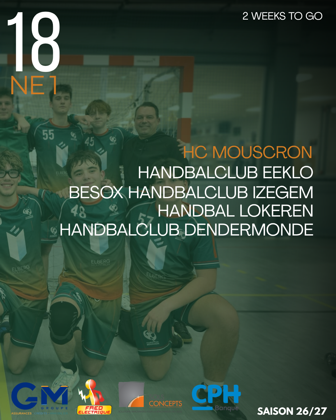 Visuel 18 NE1, 2 weeks to go, HC Mouscron