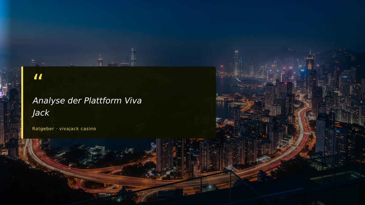 Analyse der Plattform Viva Jack