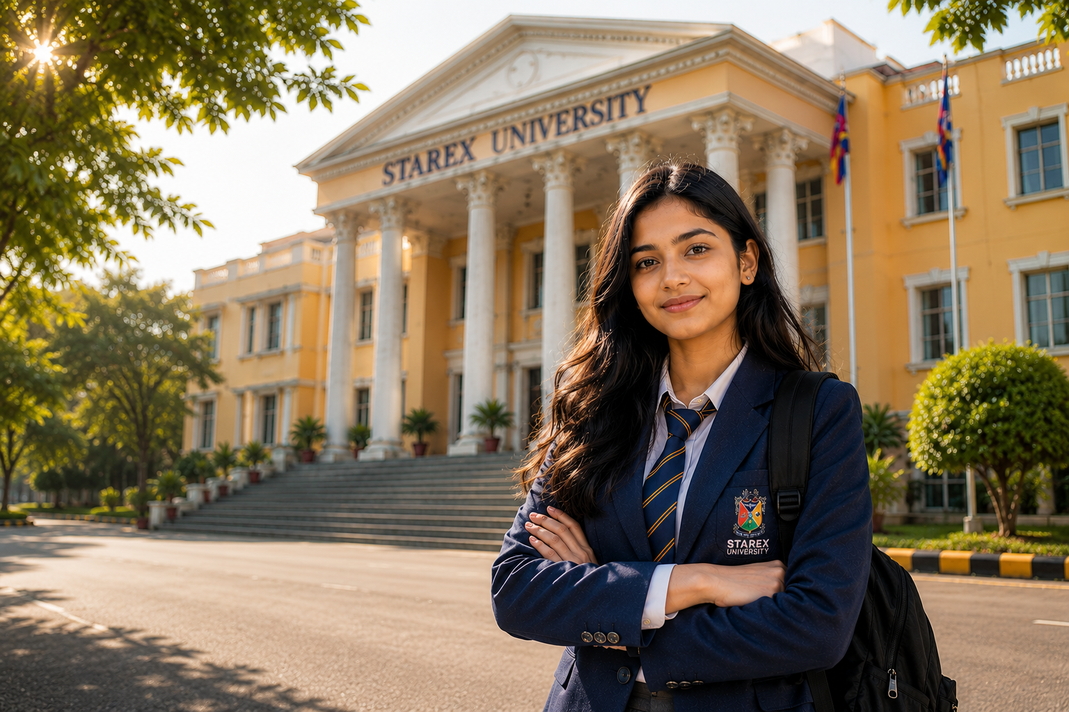 Starex University campus in Gurugram Haryana — UGC approved engineering MBA law pharmacy college