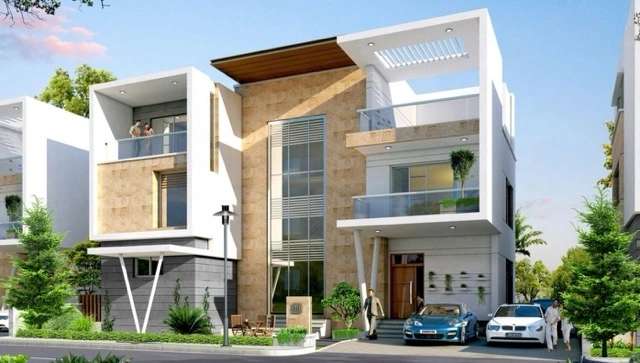Luxury 5 BHK triplex villa for sale in Kondapur Hyderabad