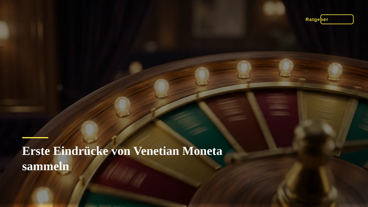 Erste Eindrücke von Venetian Moneta sammeln