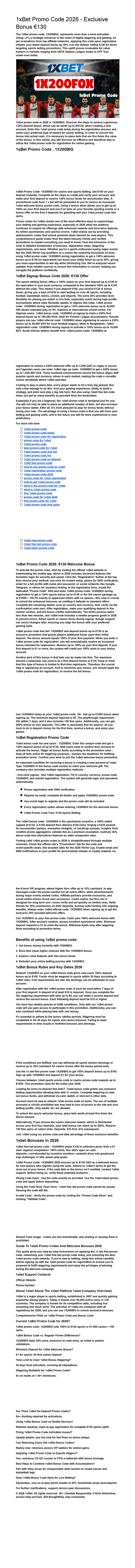 Promo-Code-For-1x-Bet-2026-Welcome-Bonus-130