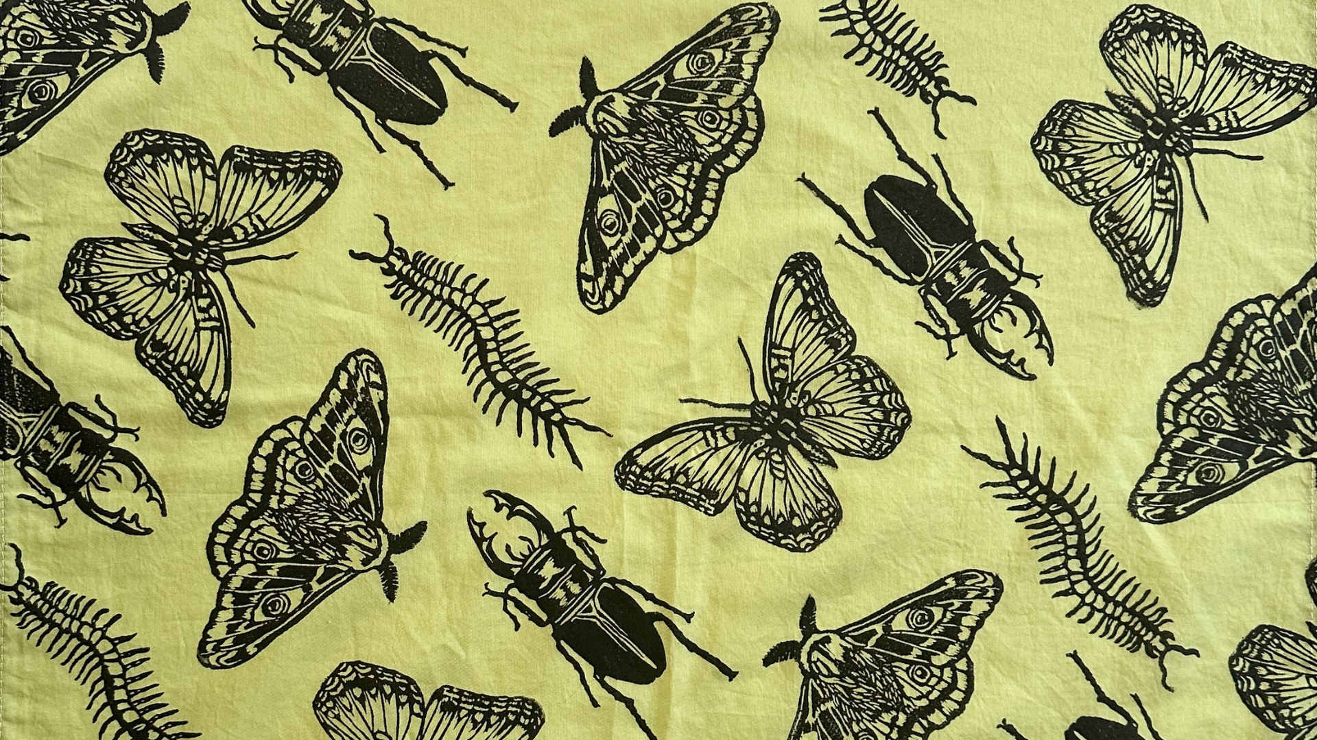 Inking & Printing on Fabric
