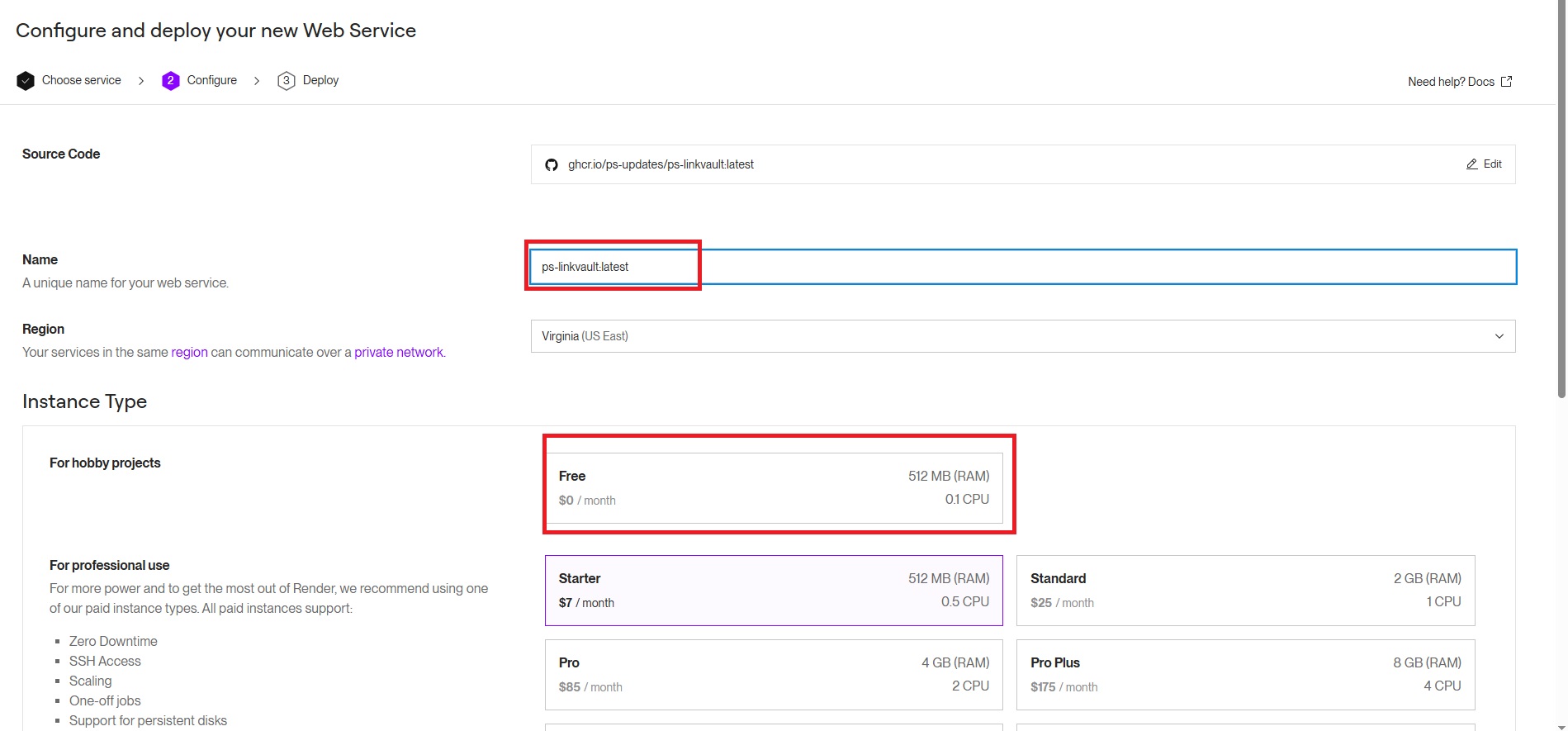 Render deployment step 4: Environment variables setup