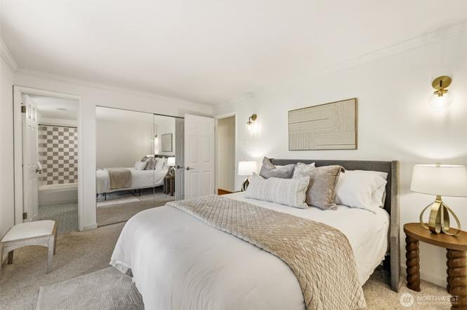 Spacious master suite retreat