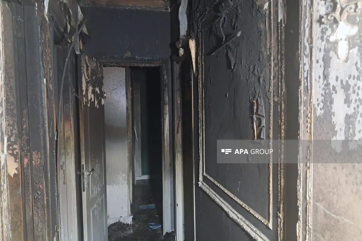 Paytaxtda yerləşən hündürmərtəbəli binada alovlanma qeydə alınıb