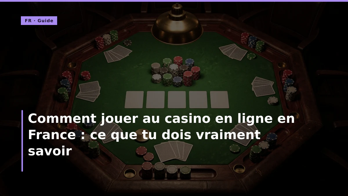 Comment jouer au casino en ligne en France : ce que tu dois vraiment savoir